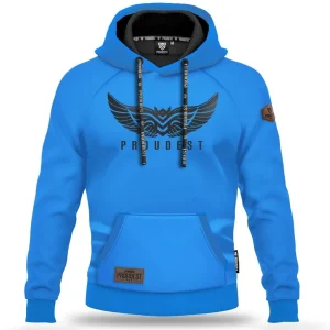 BLUZA KANGURKA WINGS BLUE-Proudest Hot