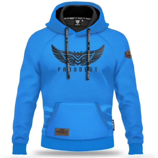 BLUZA KANGURKA WINGS BLUE-Proudest Hot