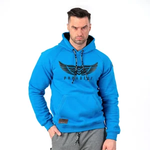 BLUZA KANGURKA WINGS BLUE-Proudest Hot