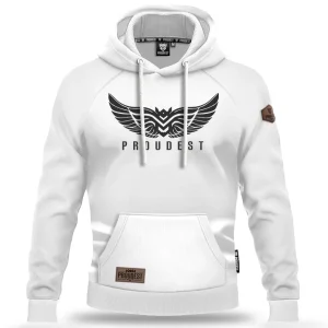 BLUZA KANGURKA WINGS WHITE-Proudest Online