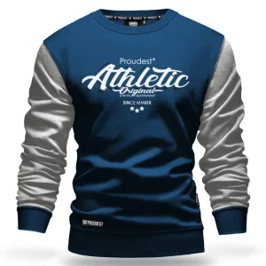 Bluza klasyczna Athletics Dark Blue Double-Proudest Outlet