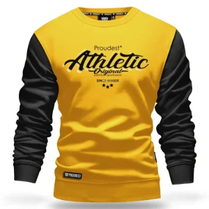 Bluza klasyczna Athletics Yellow Double-Proudest Sale