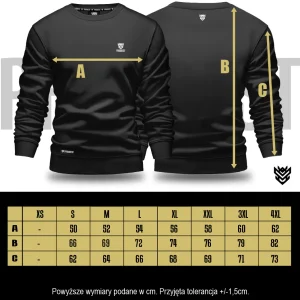 Bluza klasyczna Bull All Black-Proudest Discount