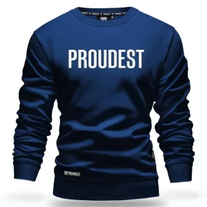 Bluza klasyczna Dark Blue Big Logo-Proudest Best