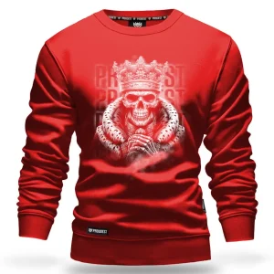 Bluza klasyczna King Skull Red-Proudest Online