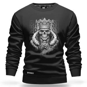 Bluza klasyczna King Skull Black-Proudest Outlet