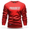 Bluza klasyczna Red Big Logo-Proudest Online