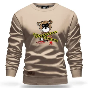 Bluza klasyczna TEDDY BEAR beige-Proudest Fashion