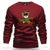 Bluza klasyczna TEDDY BEAR dark red-Proudest Best