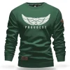 Bluza klasyczna Wings Dark Green-Proudest Fashion