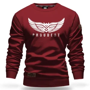 Bluza klasyczna Wings Dark Red-Proudest New