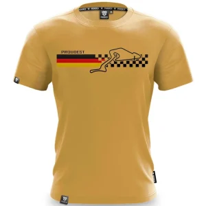 Koszulka bawełniana German GP mustard-Proudest Best