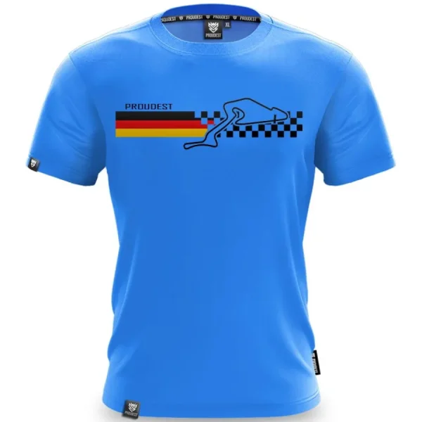 Koszulka bawełniana German GP blue-Proudest New