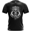 Koszulka bawełniana King Skull Black-Proudest Sale