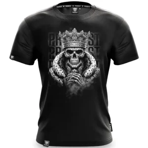 Koszulka bawełniana King Skull Black-Proudest Sale