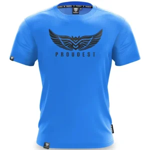 Koszulka bawełniana Wings Blue-Proudest Best