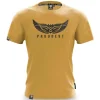 Koszulka bawełniana Wings Mustard-Proudest Discount