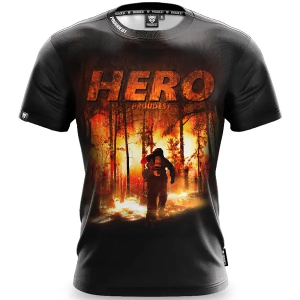 Koszulka klasyczna Fire Hero-Proudest Clearance