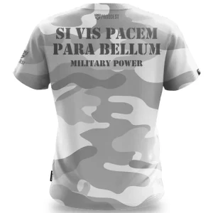 Koszulka klasyczna Military Power Camo Grey-Proudest Hot