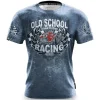 Koszulka klasyczna RACING BORN TO RIDE F1 BLUE-Proudest Sale