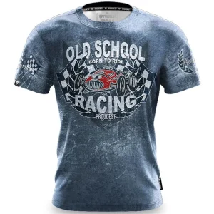 Koszulka klasyczna RACING BORN TO RIDE F1 BLUE-Proudest Sale