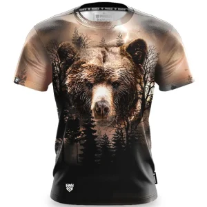 Koszulka klasyczna Wild Bear Brown-Proudest Outlet