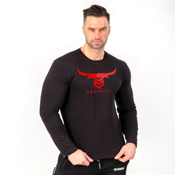 Longsleeve BULL Black-Proudest Discount