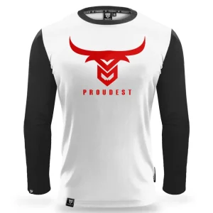 Longsleeve BULL Black & White-Proudest Best