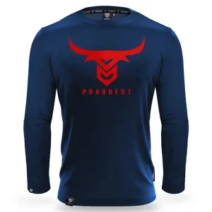 Longsleeve BULL Dark Blue-Proudest Discount