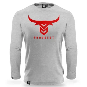 Longsleeve BULL Gray-Proudest Best