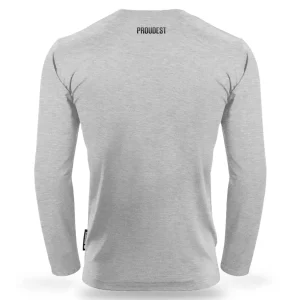 Longsleeve DEEP FOREST WOLF gray-Proudest Fashion