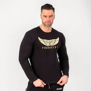 Longsleeve Wings Black-Proudest Fashion