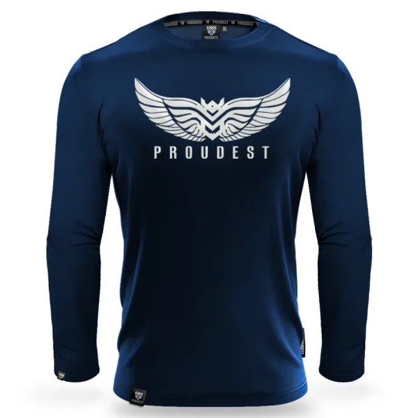 Longsleeve Wings Dark Blue-Proudest Online