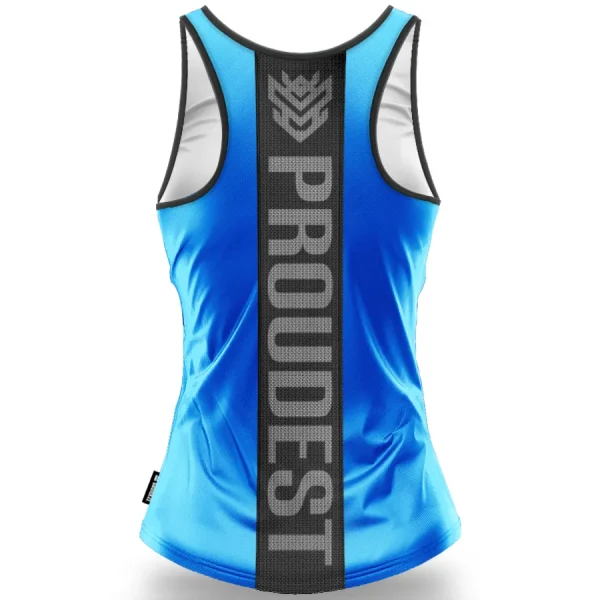 Tank Top damski sportowy Run2 Blue-Proudest Hot