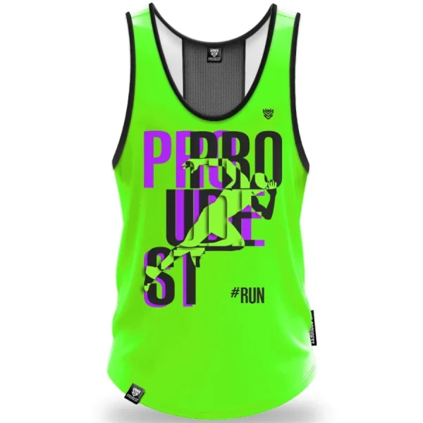 Tank Top sportowy Run2 Green Cool-Proudest New