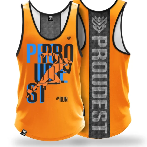 Tank Top sportowy Run2 Orange Cool-Proudest Outlet