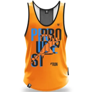 Tank Top sportowy Run2 Orange Cool-Proudest Outlet