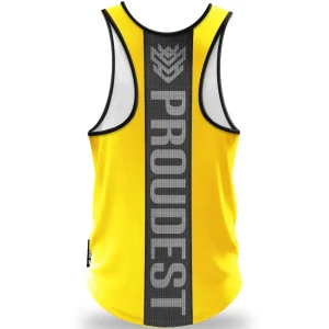 Tank Top sportowy Run2 Yellow Cool-Proudest New